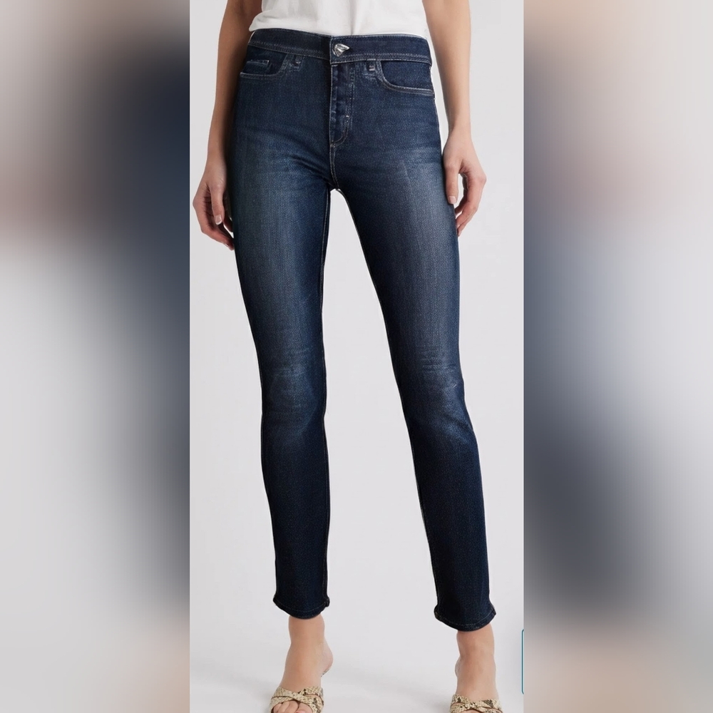 MOTHER Looker High-Rise Skinny Jeans Dark Blue Size 27